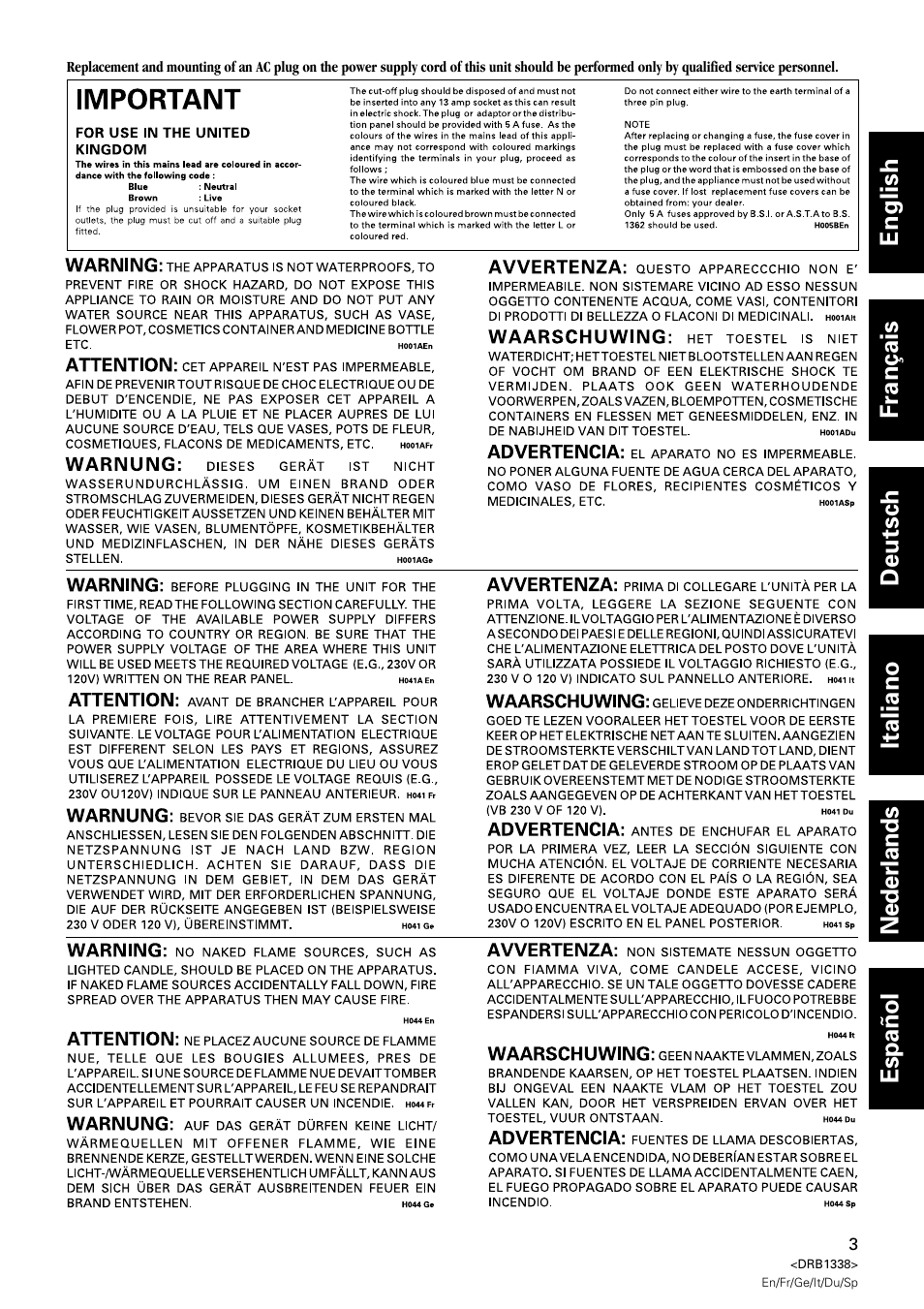 Pioneer CDJ-1000 MK2 User Manual | Page 3 / 96
