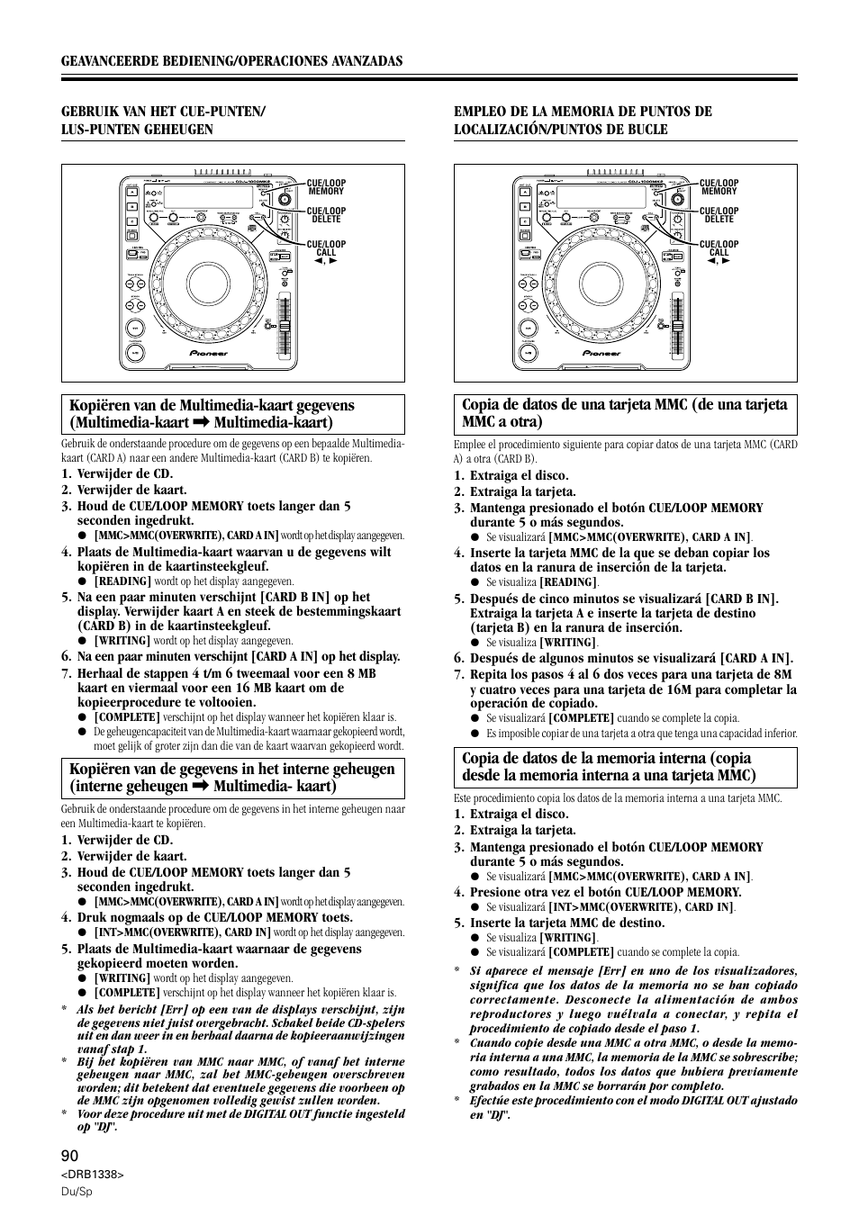 Pioneer CDJ-1000 MK2 User Manual | Page 90 / 96