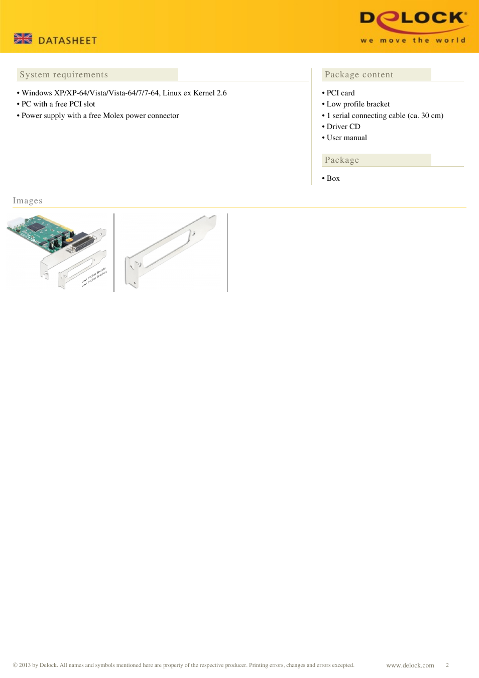 DeLOCK 89328 User Manual | Page 2 / 2