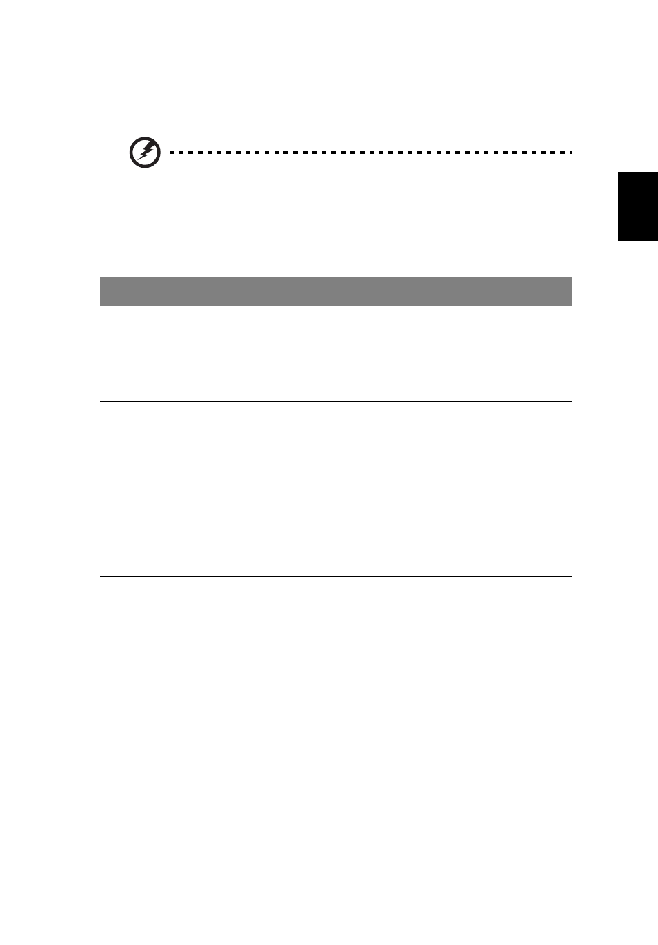Aku tühjenemise hoiatus | Acer Aspire One AO722 User Manual | Page 1297 / 1810