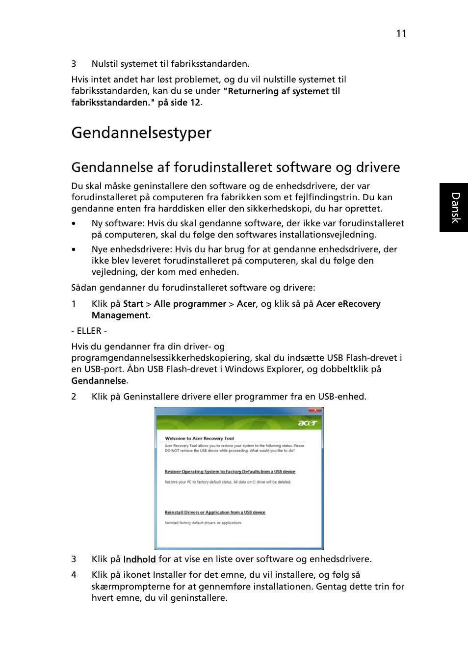 Gendannelsestyper | Acer Aspire One AO722 User Manual | Page 537 / 1810