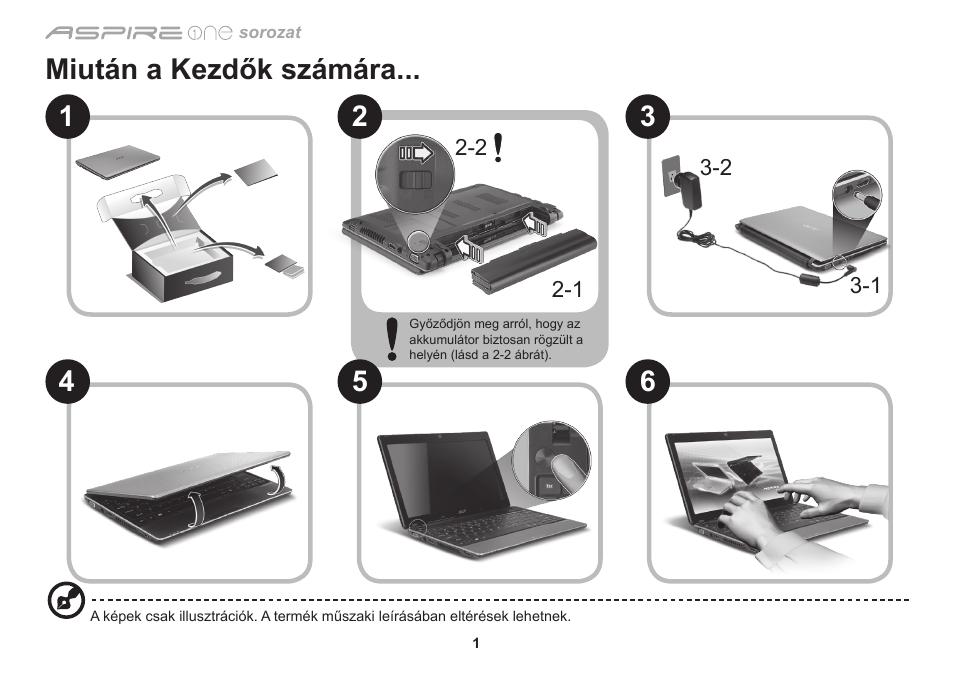 Miután a kezdők számára 2 4 5 6 | Acer Aspire One AO753 User Manual | Page 164 / 374