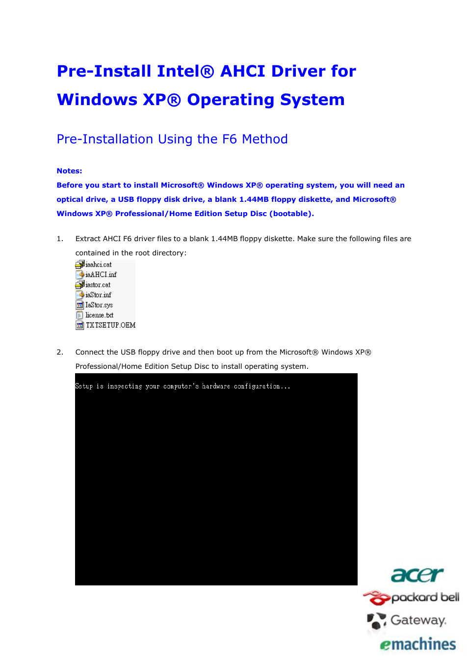 Acer Aspire One AO533 User Manual | 4 pages