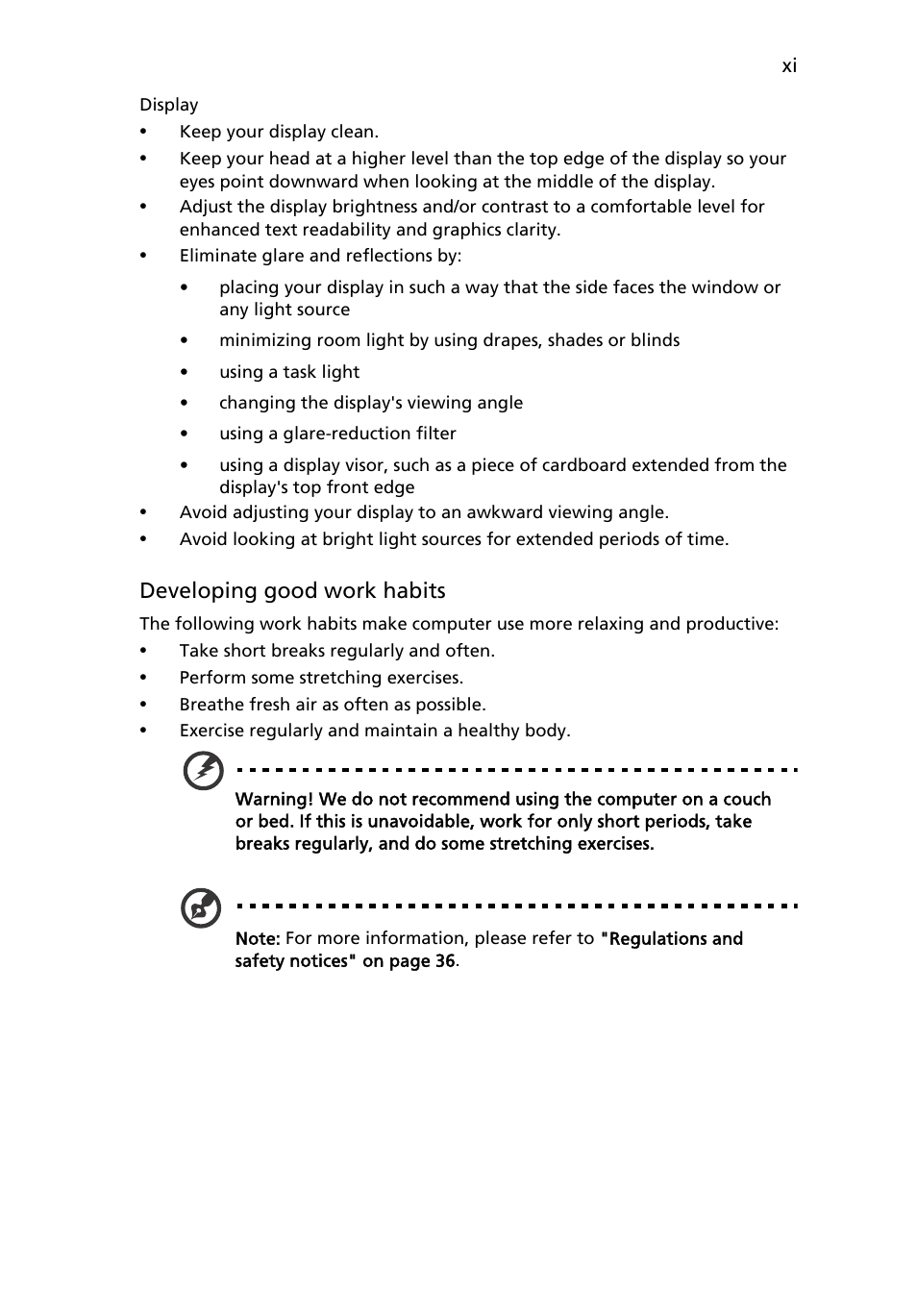 Acer Aspire One AO522 User Manual | Page 13 / 1810