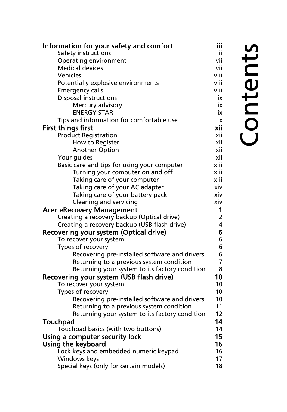 Acer Aspire One AO522 User Manual | Page 17 / 1810