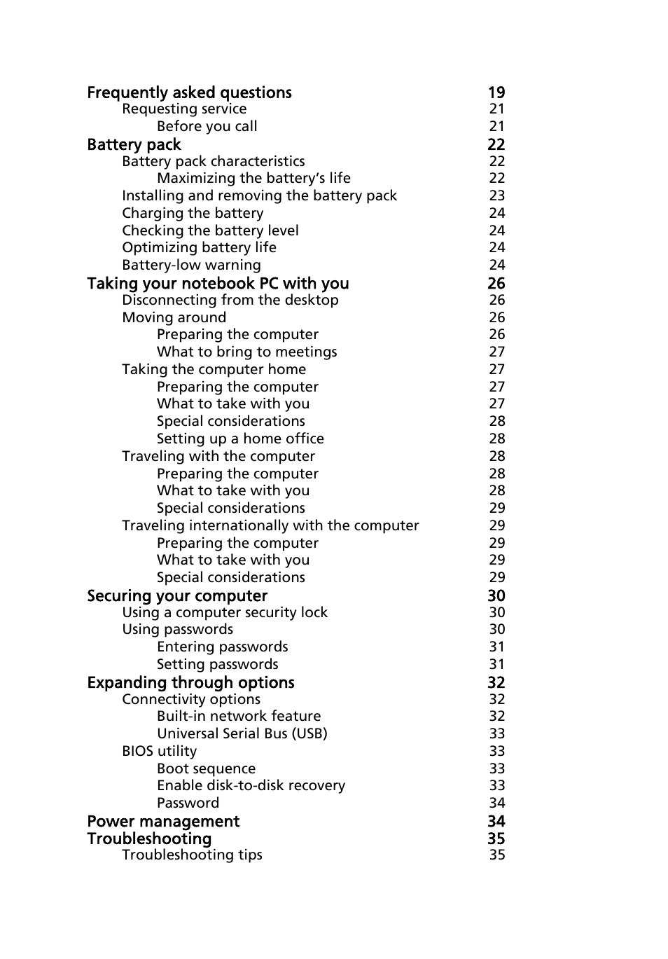 Acer Aspire One AO522 User Manual | Page 18 / 1810