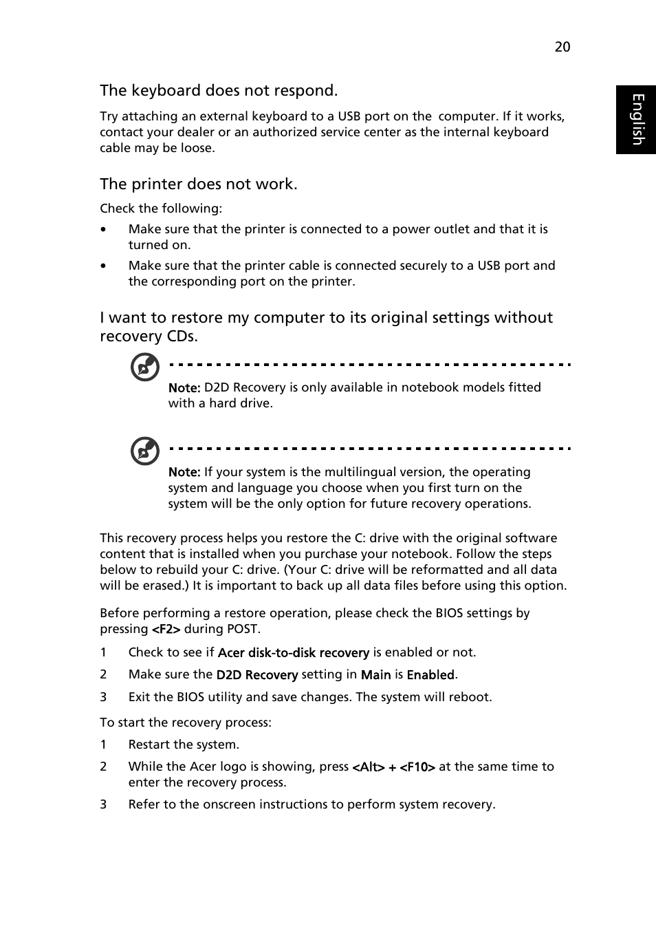 Acer Aspire One AO522 User Manual | Page 39 / 1810