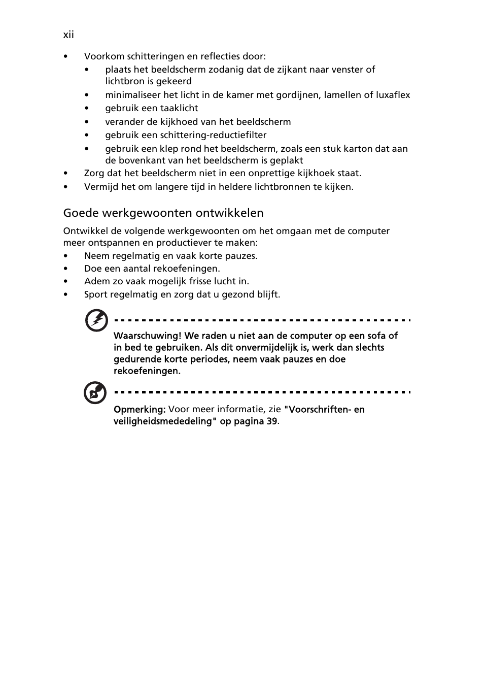 Goede werkgewoonten ontwikkelen | Acer Aspire One AO522 User Manual | Page 396 / 1810