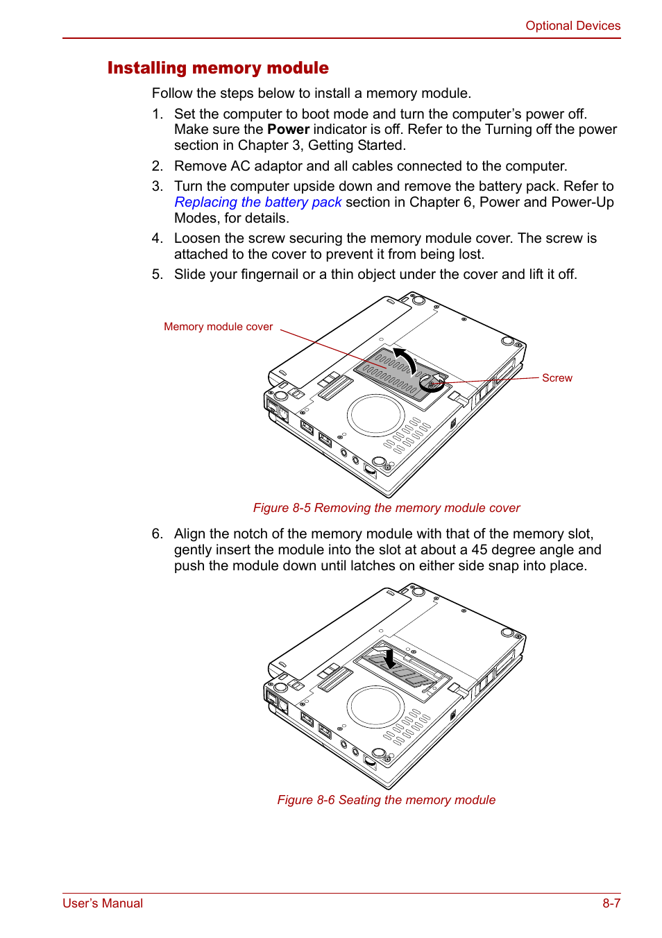 Toshiba Libretto U100 User Manual | Page 155 / 250