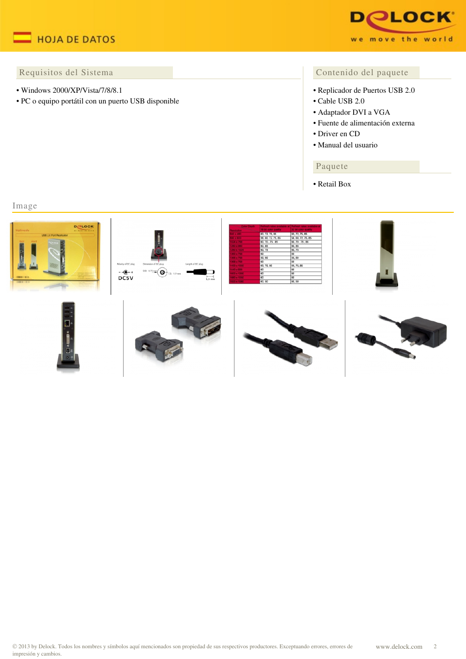 DeLOCK 87503 User Manual | Page 2 / 2