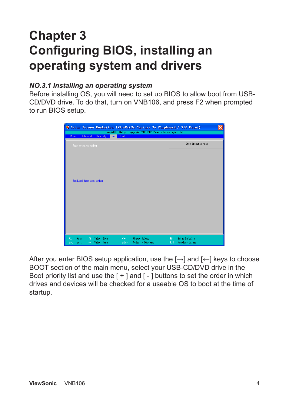 VIEWSONIC VNB106 User Manual | Page 10 / 24