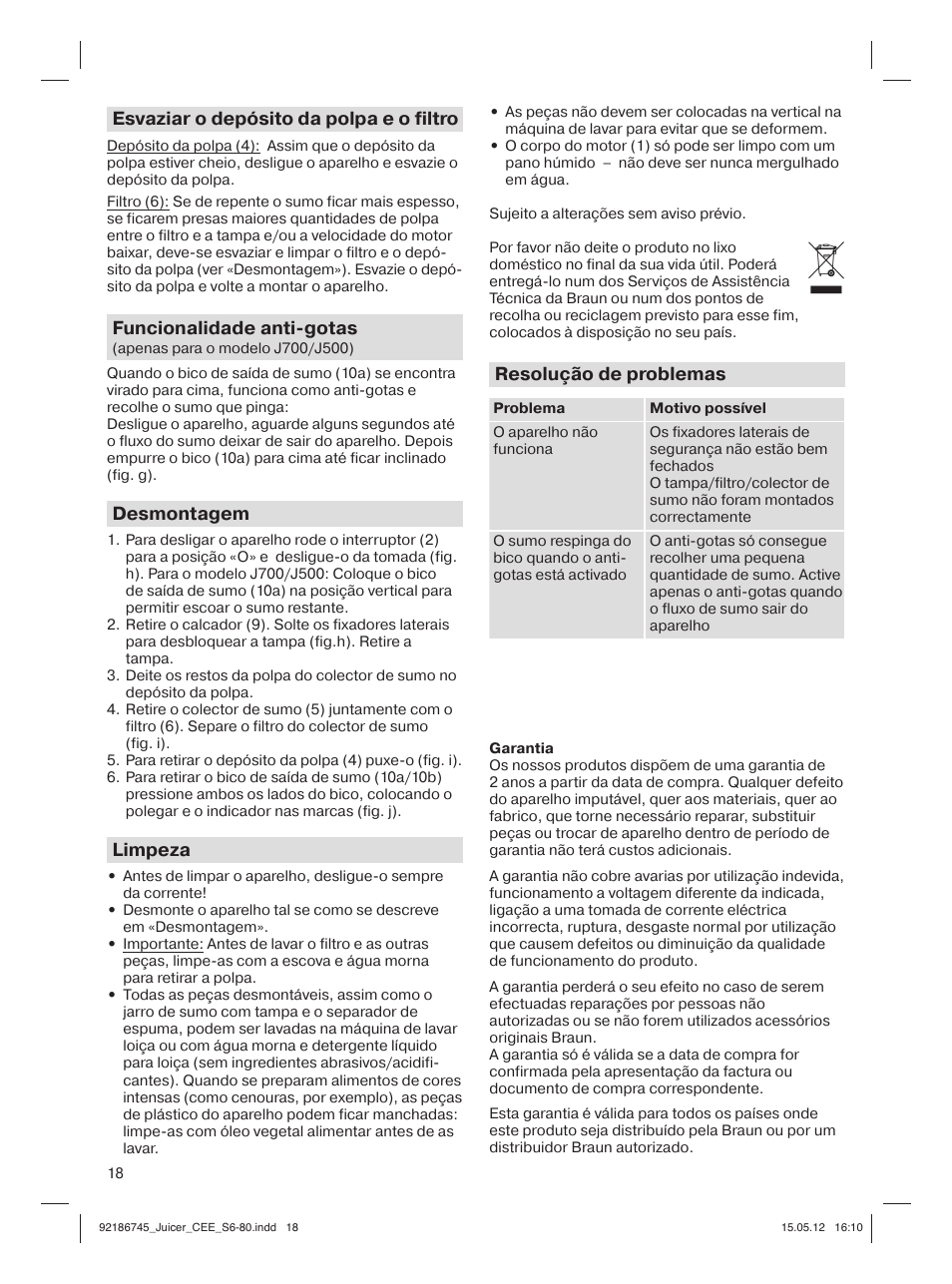 Braun Multiquick 3 J300 User Manual | Page 17 / 78