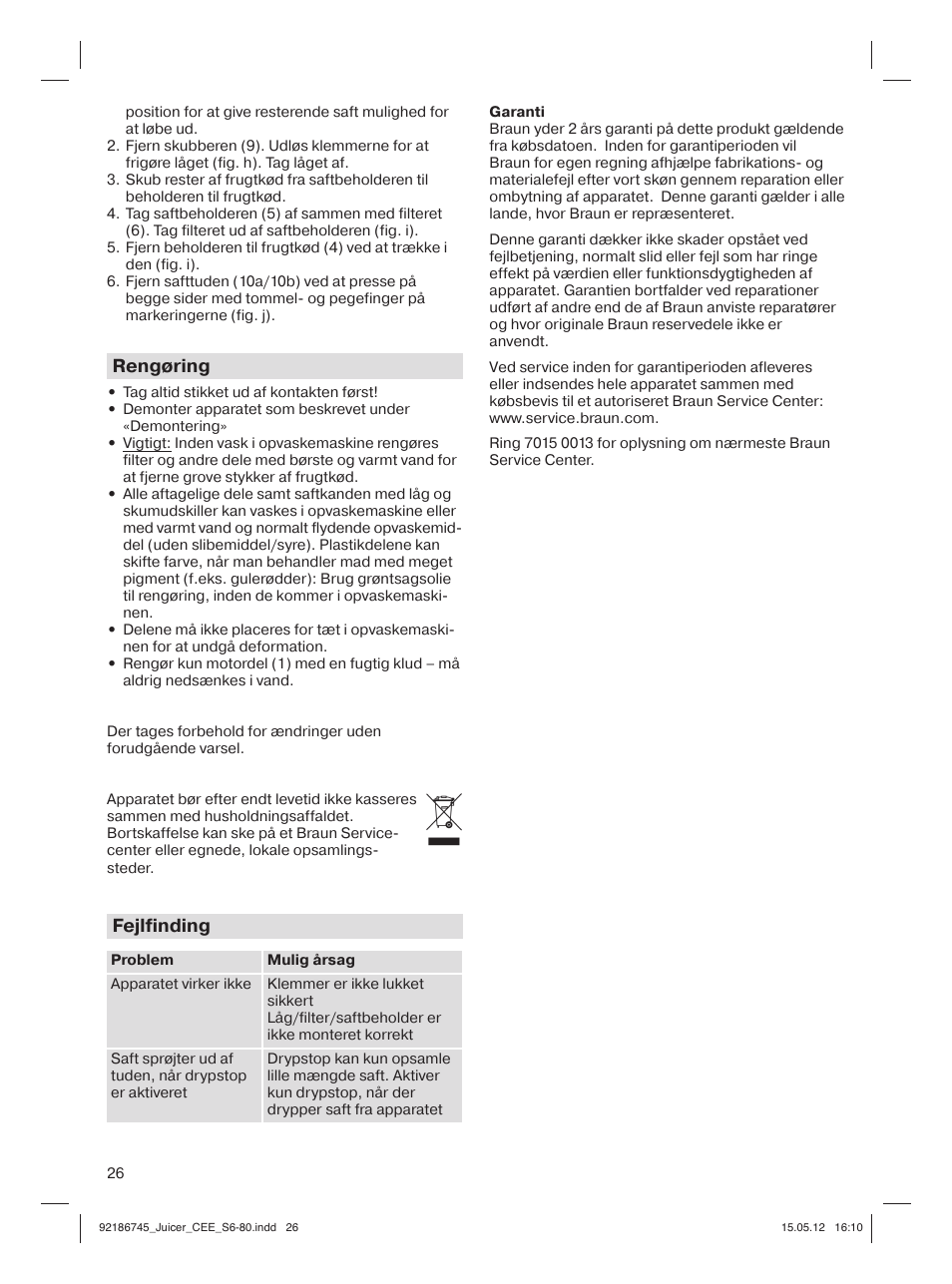 Braun Multiquick 3 J300 User Manual | Page 25 / 78