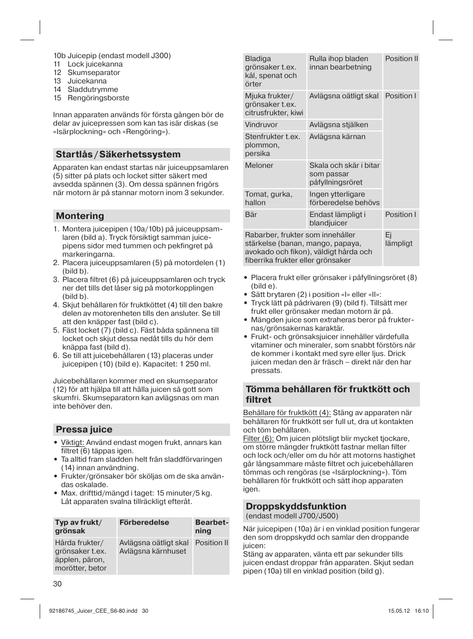 Braun Multiquick 3 J300 User Manual | Page 29 / 78