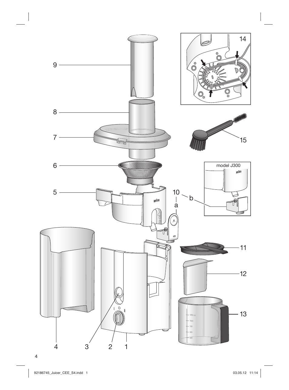 92186745_juicer_cee_s4 | Braun Multiquick 3 J300 User Manual | Page 3 / 78
