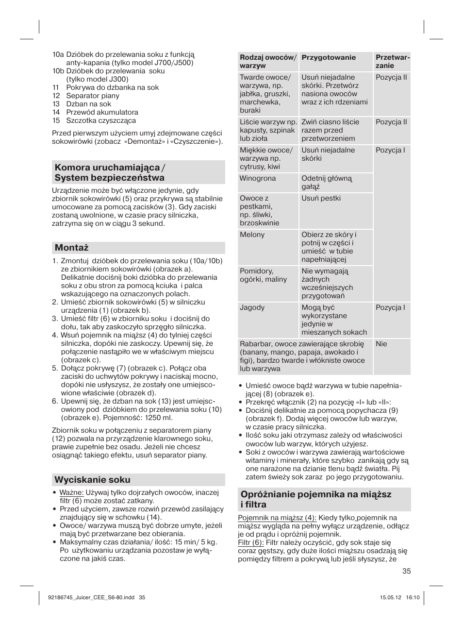 Braun Multiquick 3 J300 User Manual | Page 34 / 78