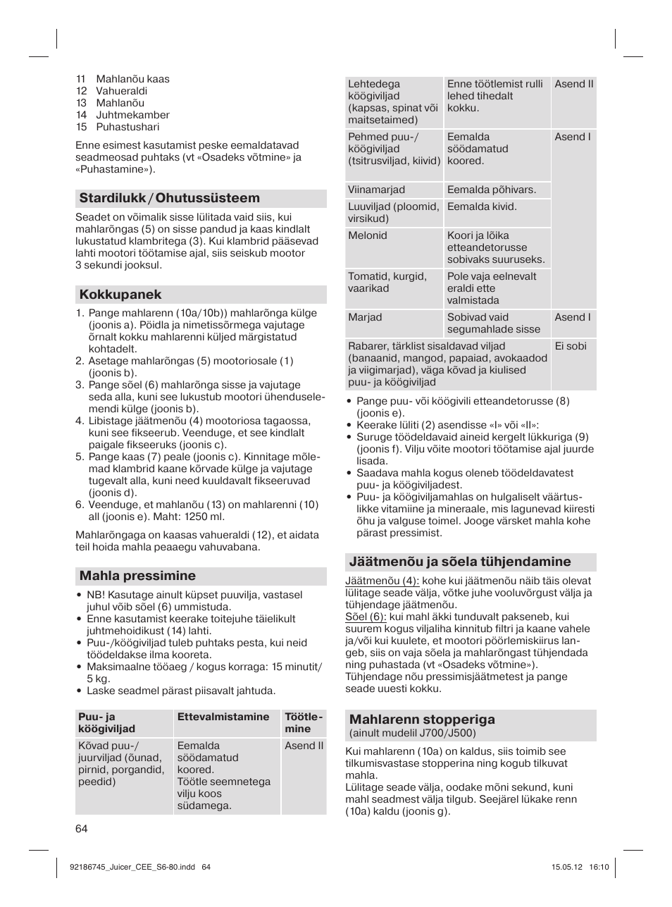 Braun Multiquick 3 J300 User Manual | Page 63 / 78
