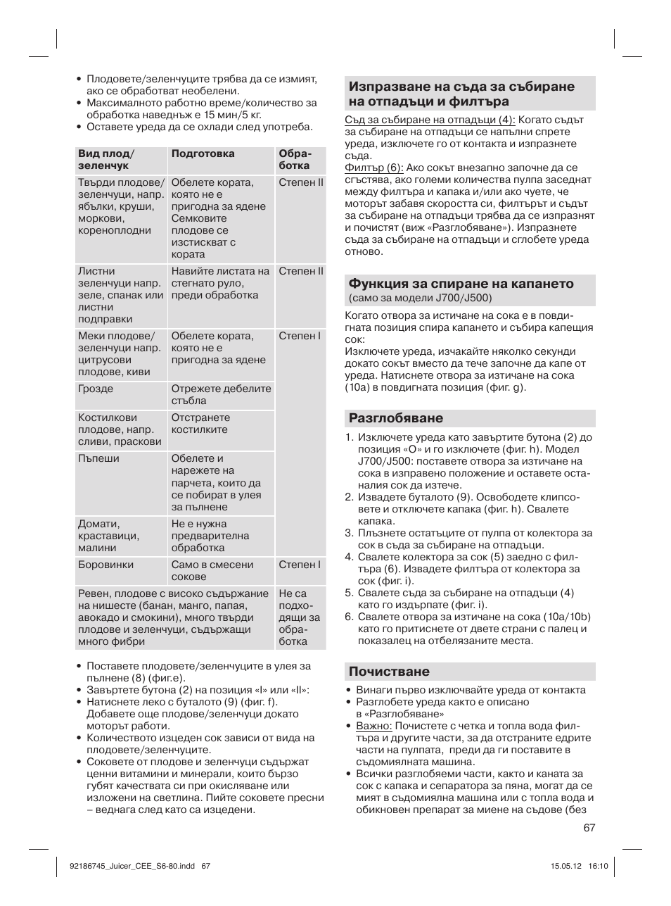 Braun Multiquick 3 J300 User Manual | Page 66 / 78