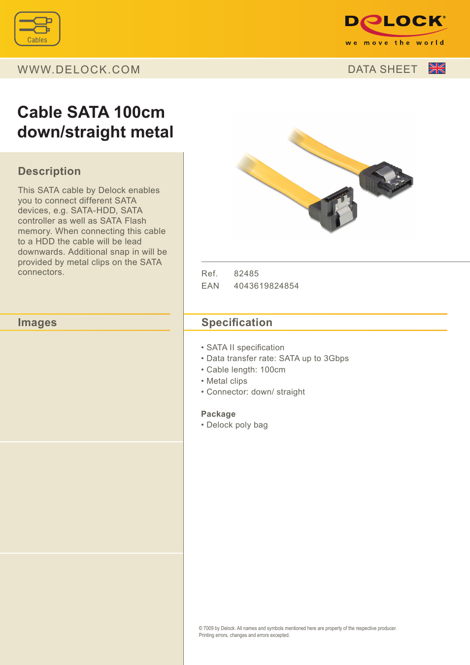 DeLOCK 82485 User Manual | 1 page