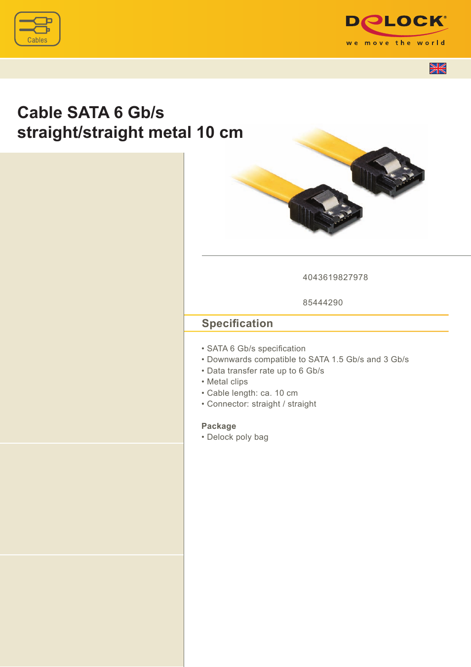 DeLOCK 82797 User Manual | 1 page