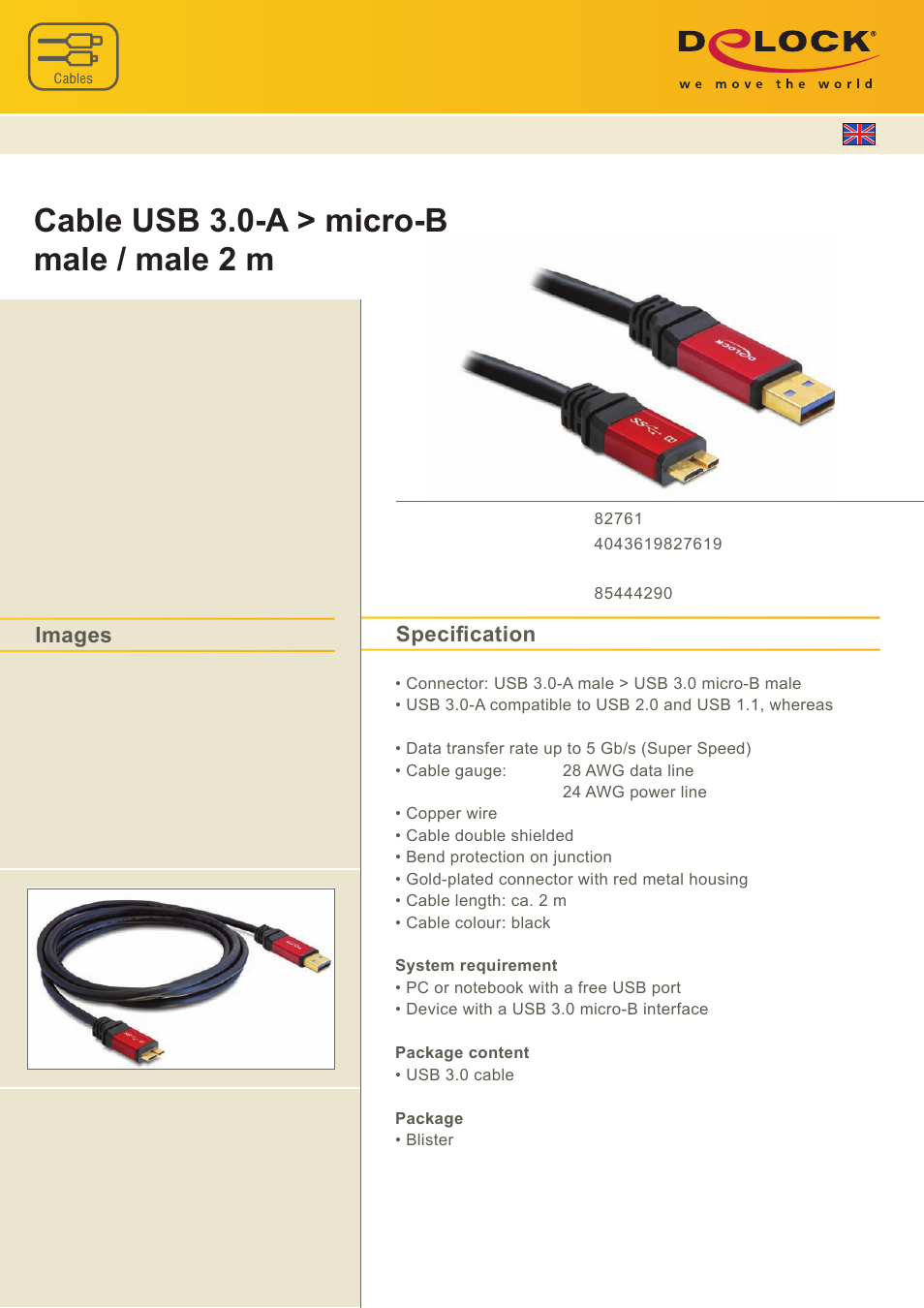 DeLOCK 82761 User Manual | 1 page