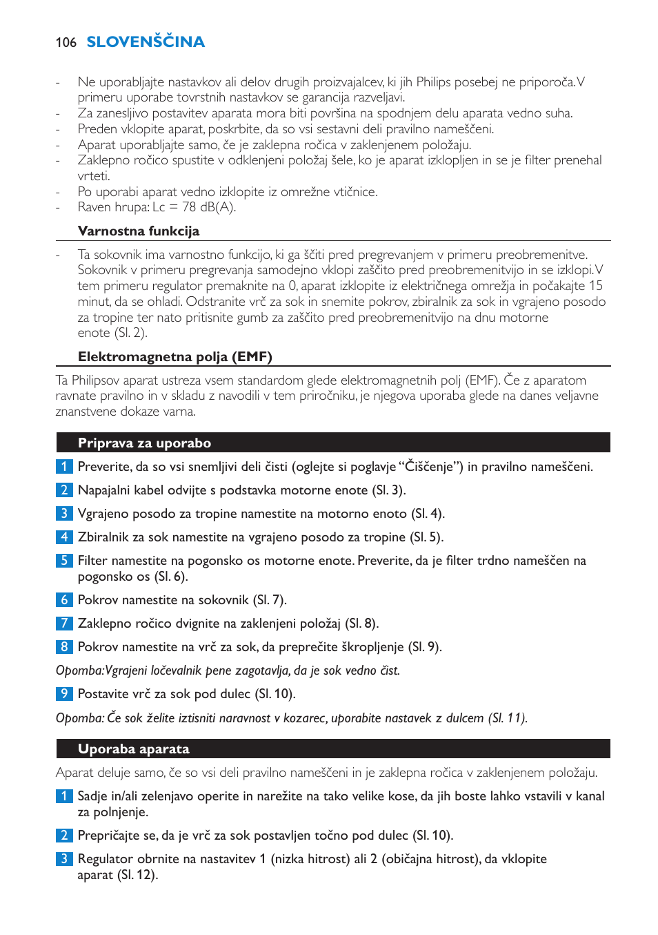 Philips HR1871 User Manual | Page 106 / 132