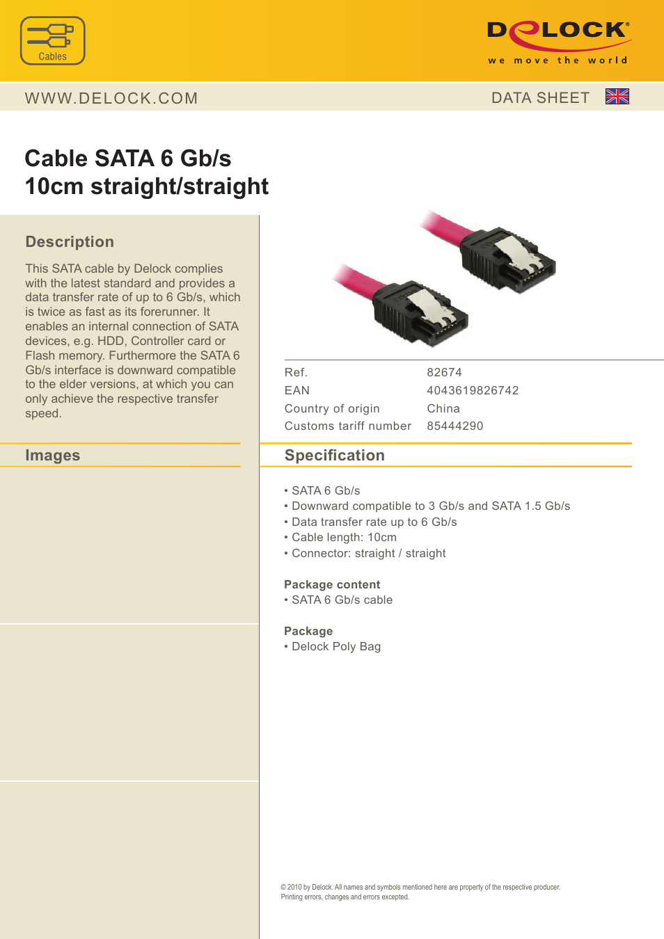 DeLOCK 82674 User Manual | 1 page