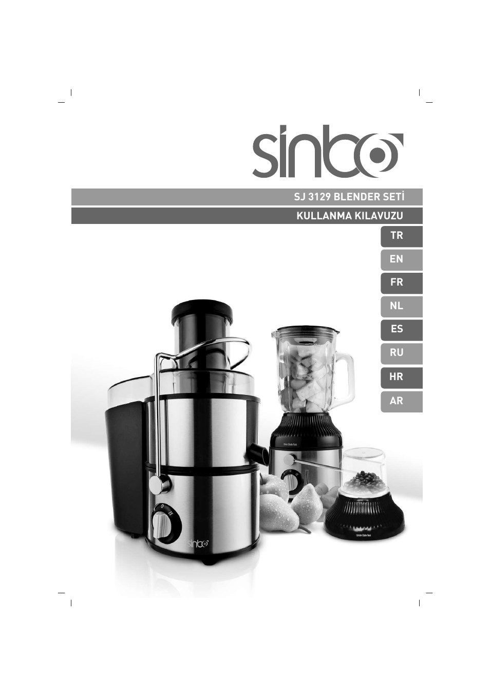 SINBO SJ 3129 User Manual | 59 pages