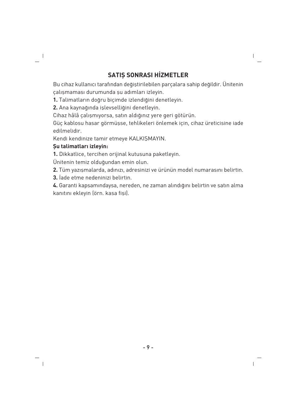 SINBO SJ 3129 User Manual | Page 10 / 59