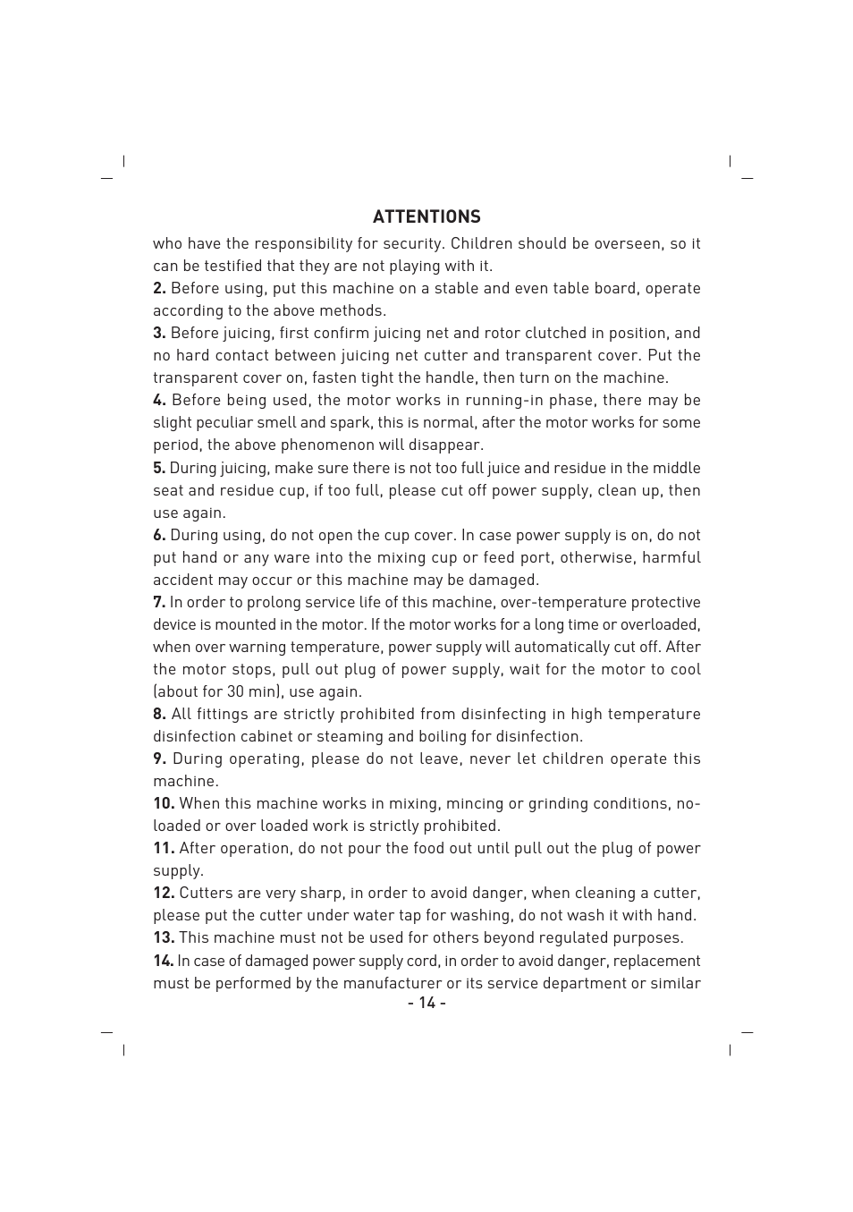 SINBO SJ 3129 User Manual | Page 15 / 59