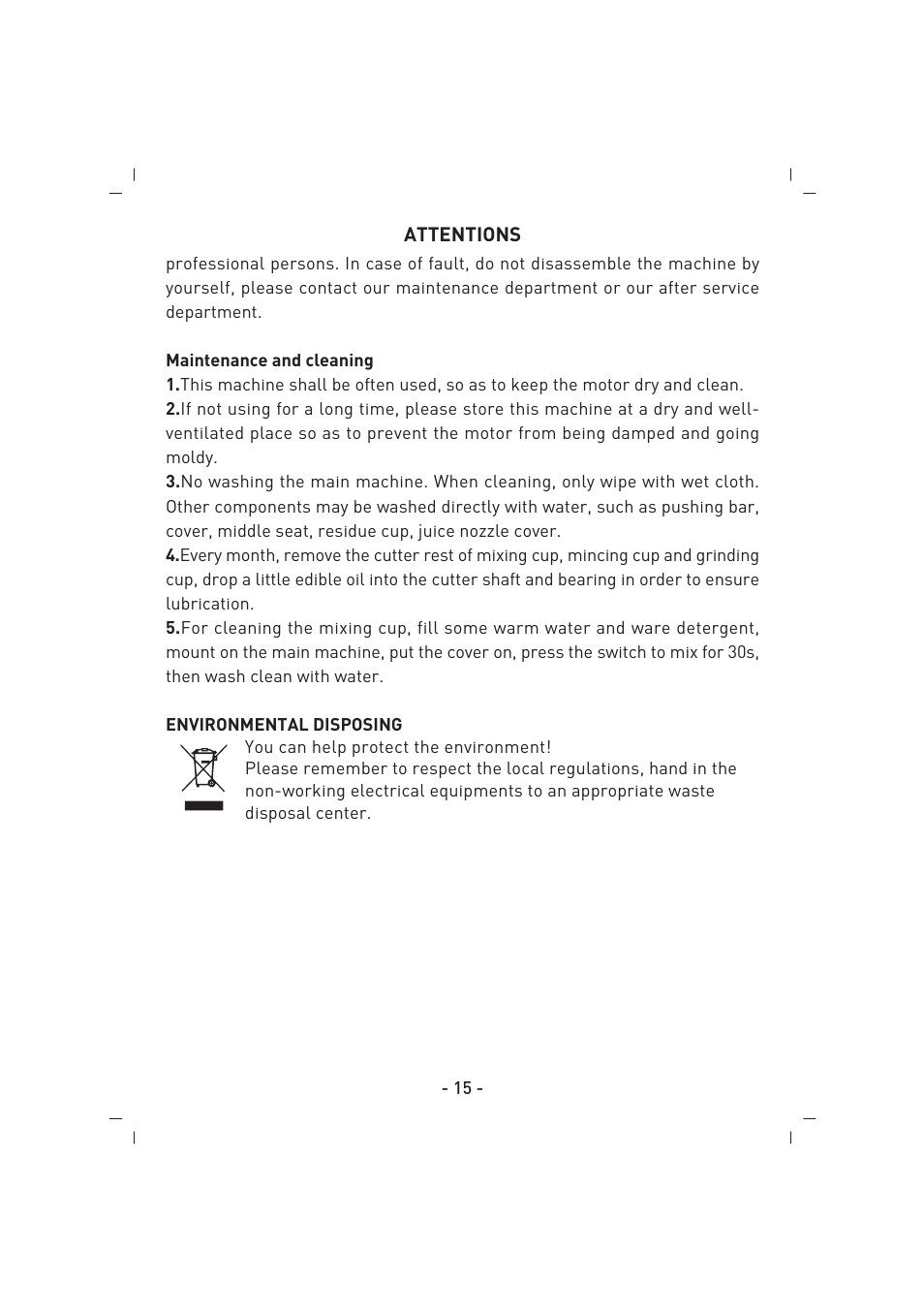 SINBO SJ 3129 User Manual | Page 16 / 59