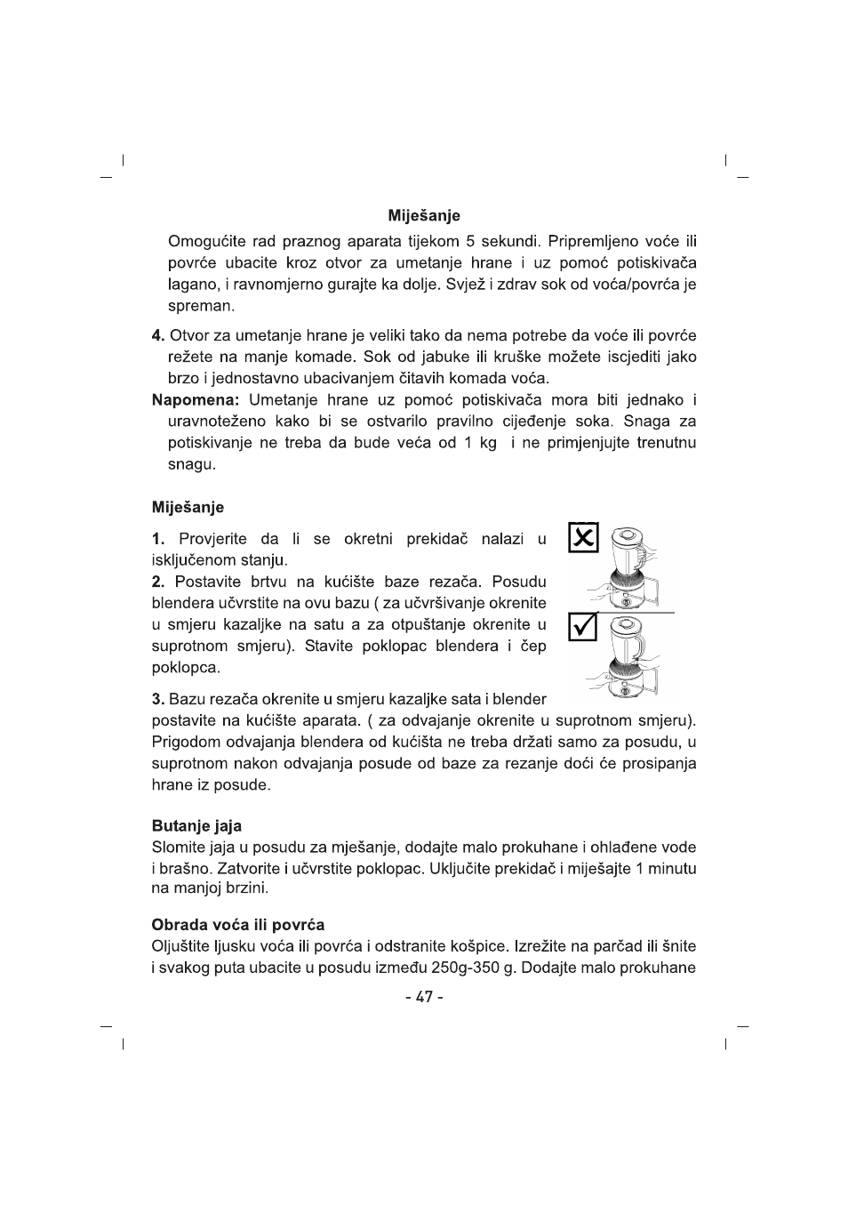 SINBO SJ 3129 User Manual | Page 48 / 59