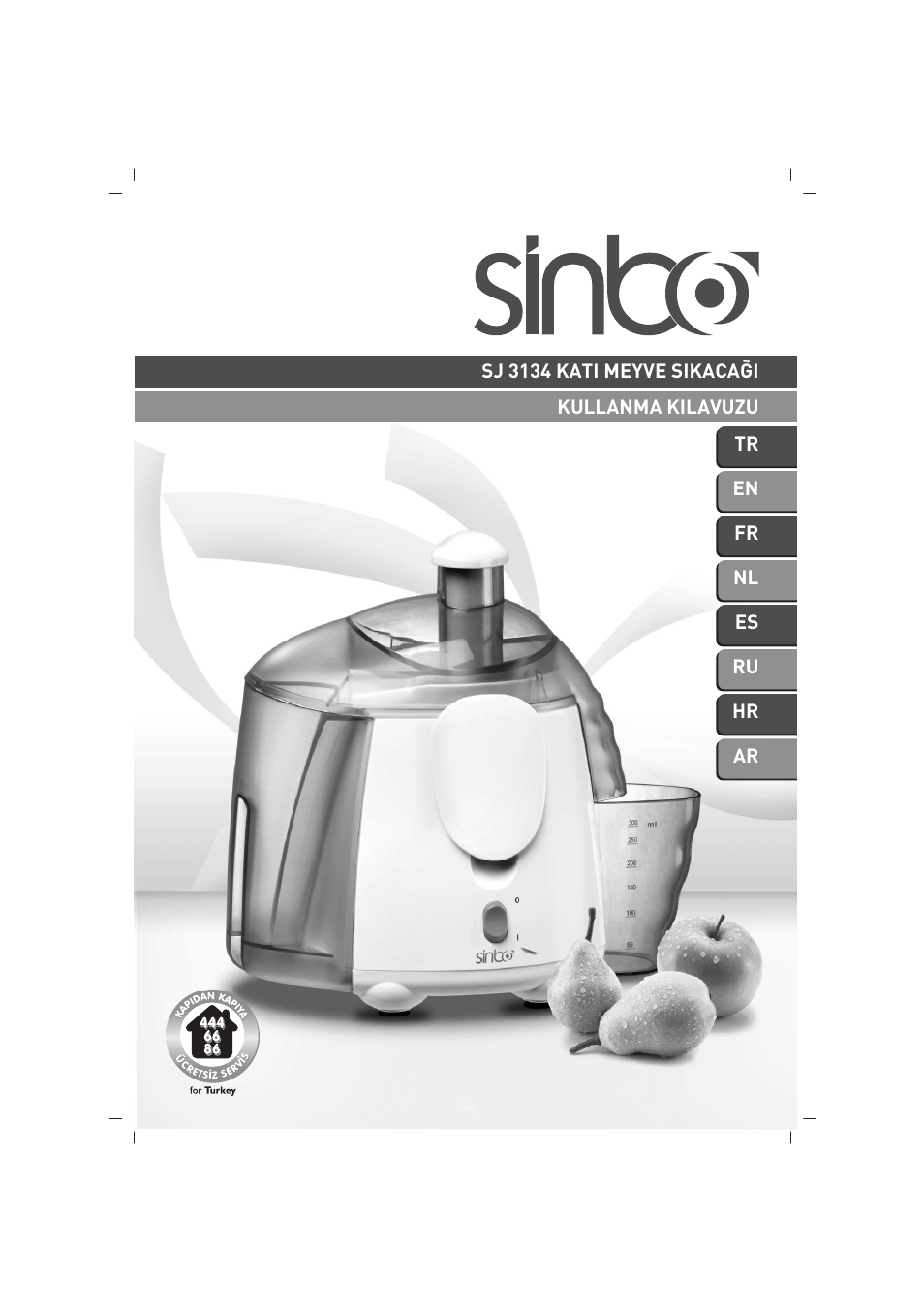 SINBO SJ 3134 User Manual | 32 pages