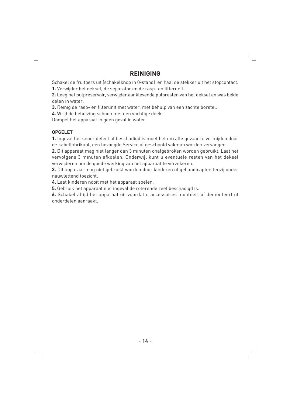SINBO SJ 3134 User Manual | Page 15 / 32
