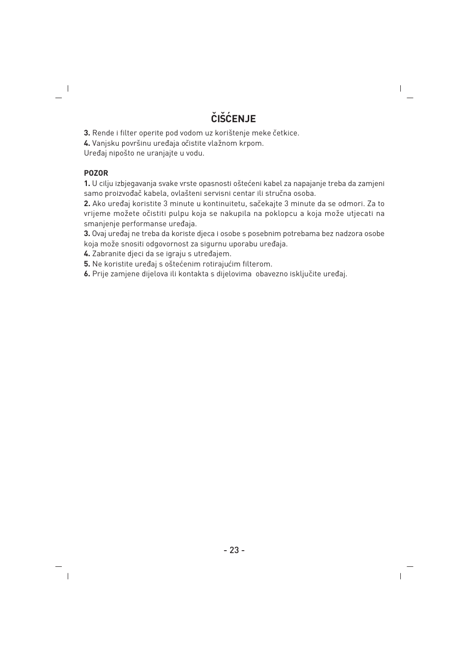 SINBO SJ 3134 User Manual | Page 24 / 32
