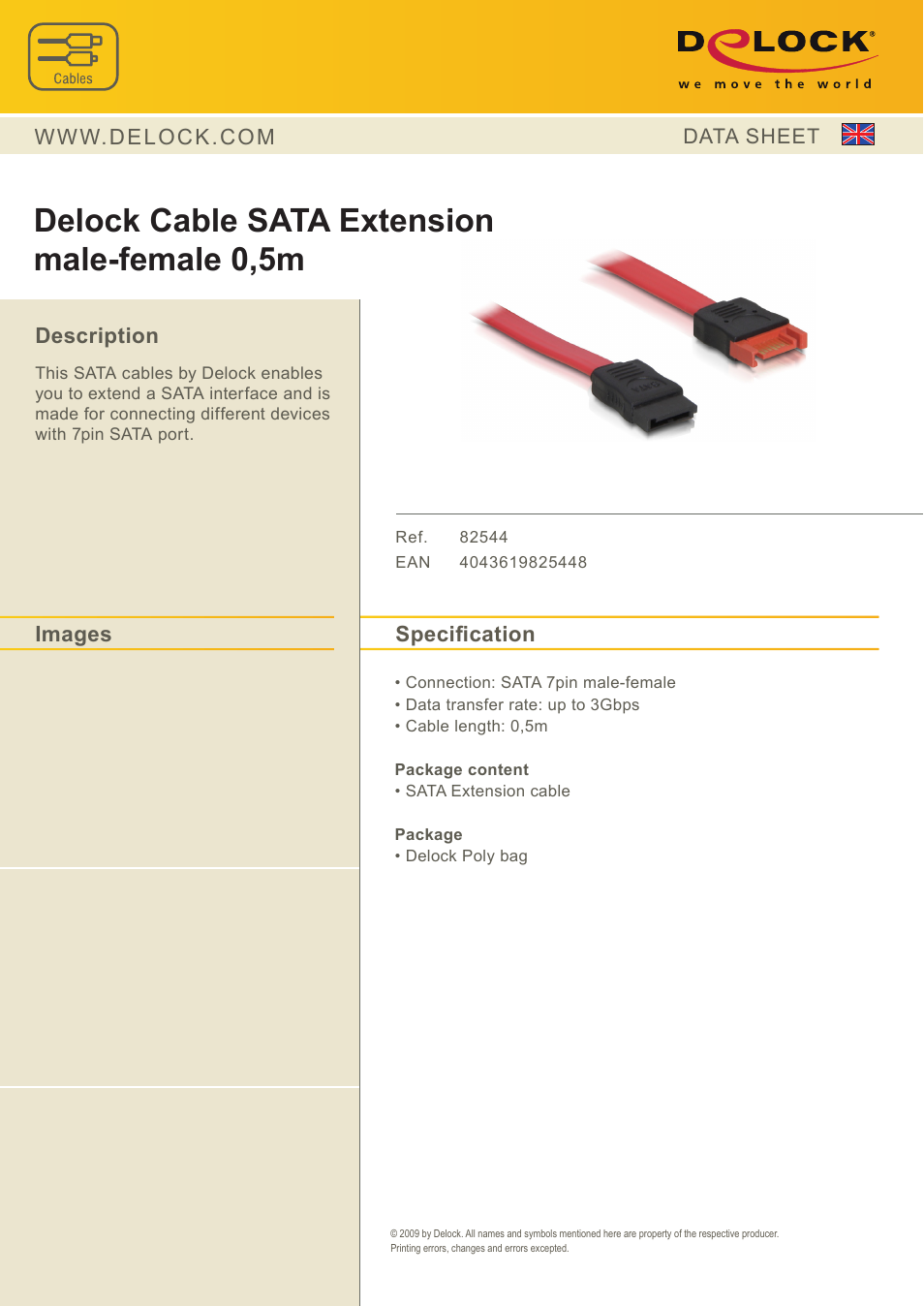 DeLOCK 82544 User Manual | 1 page