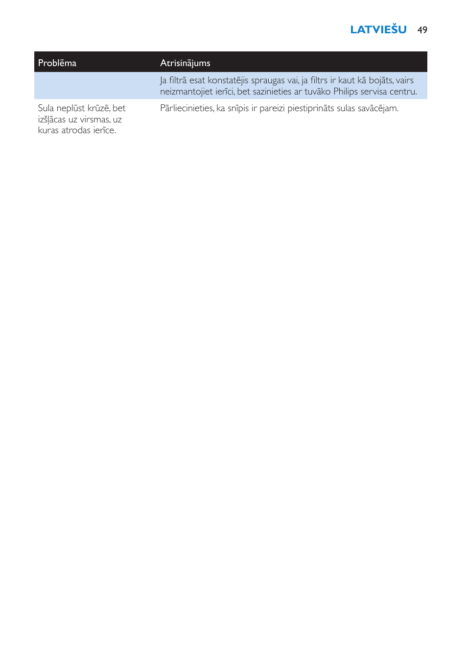 Philips HR1853 User Manual | Page 49 / 88