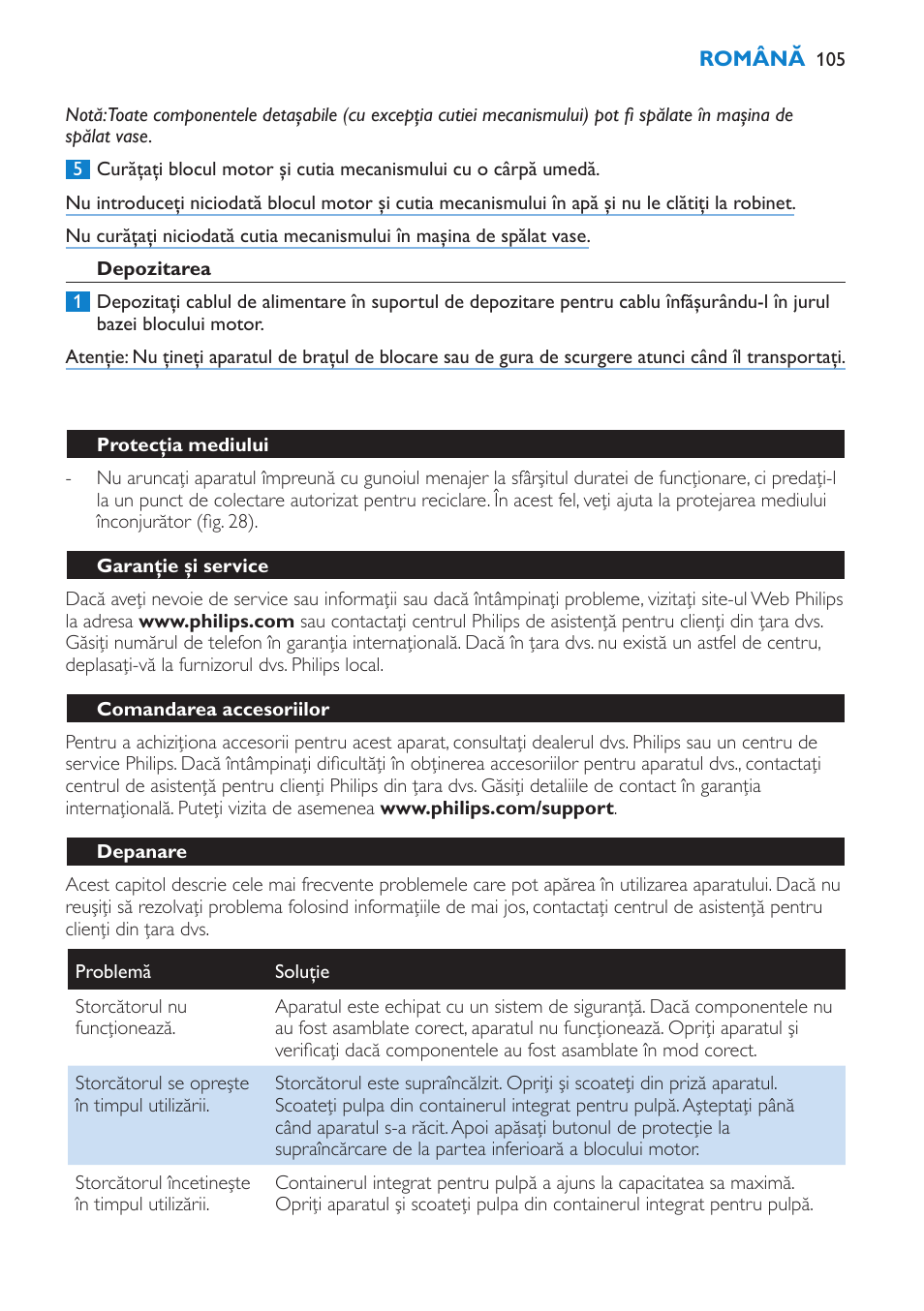 Philips HR1870 User Manual | Page 105 / 156