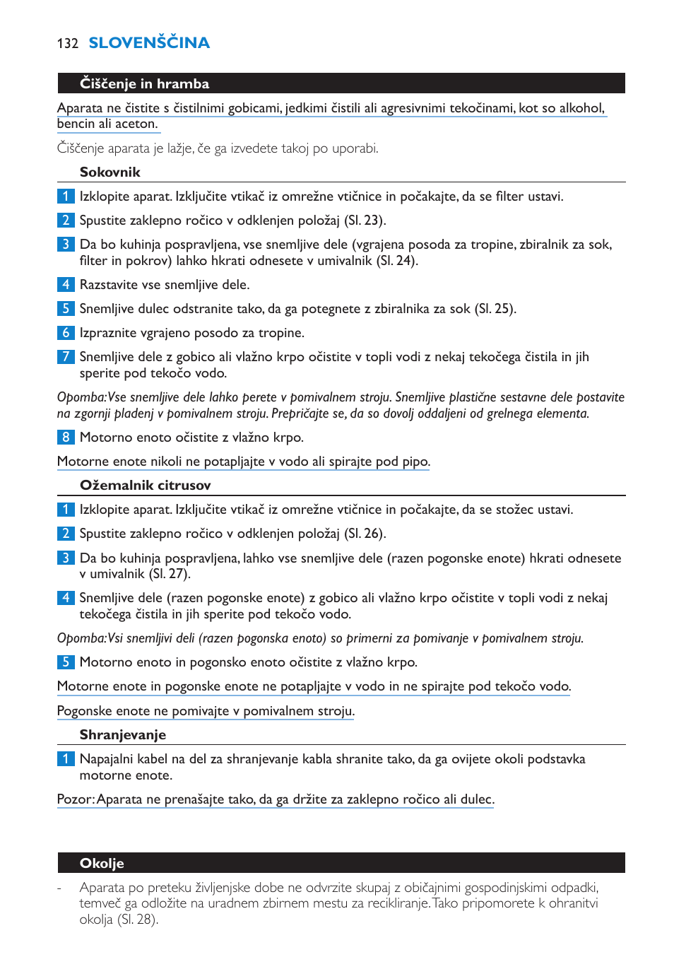 Philips HR1870 User Manual | Page 132 / 156