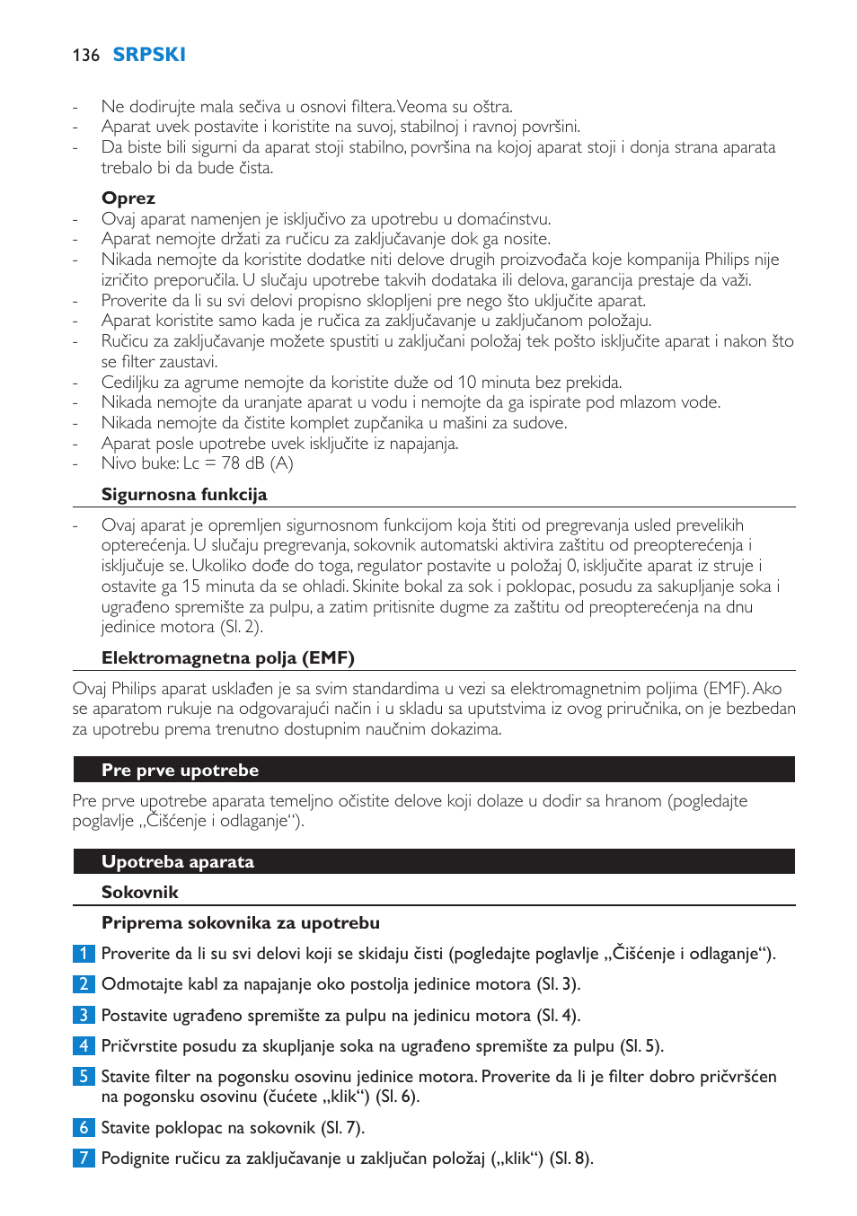 Philips HR1870 User Manual | Page 136 / 156