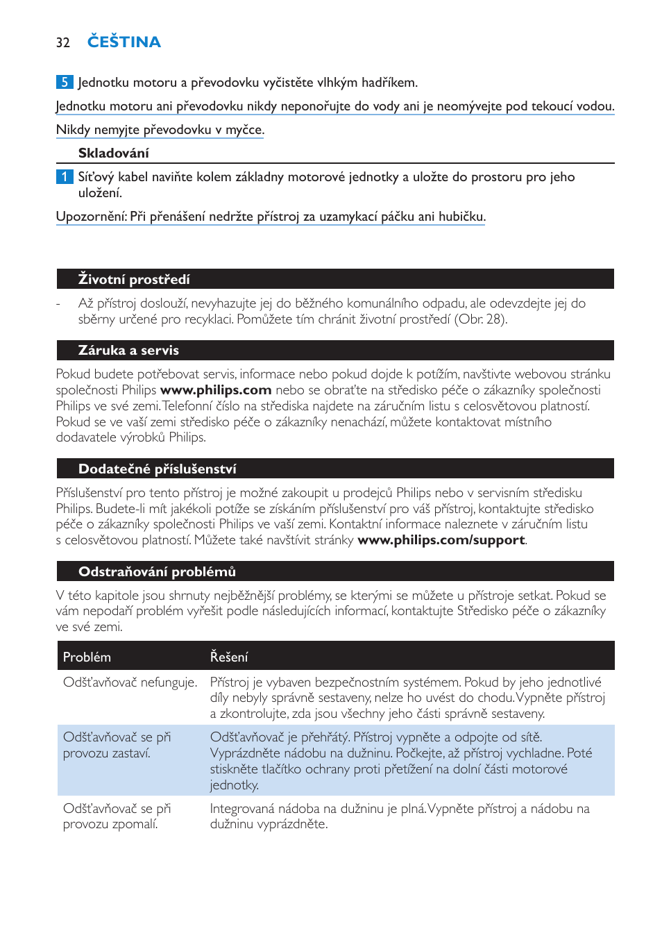 Philips HR1870 User Manual | Page 32 / 156