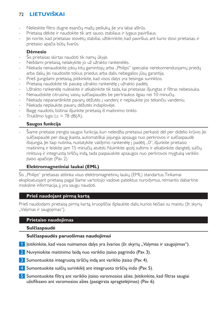Philips HR1870 User Manual | Page 72 / 156