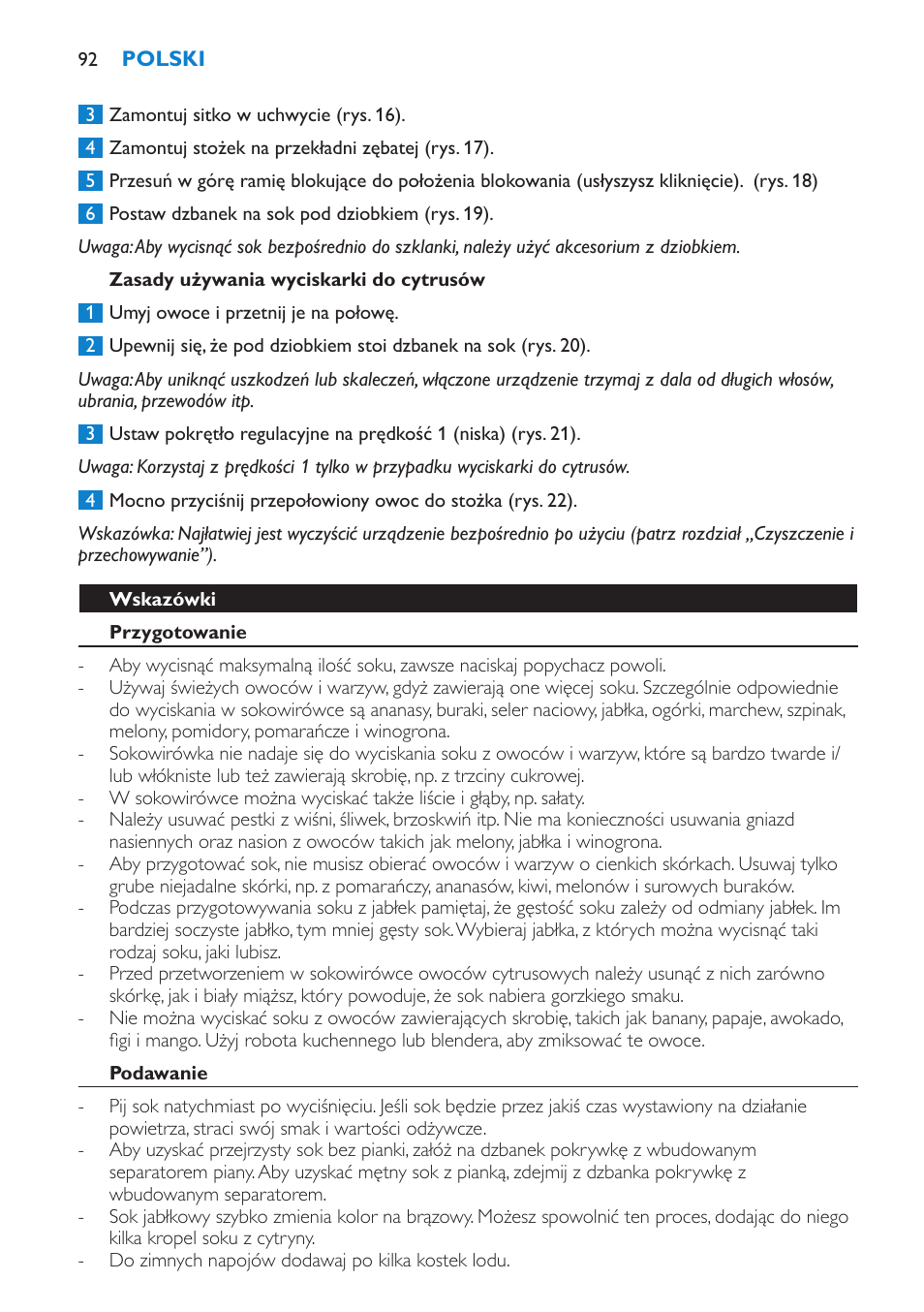 Philips HR1870 User Manual | Page 92 / 156