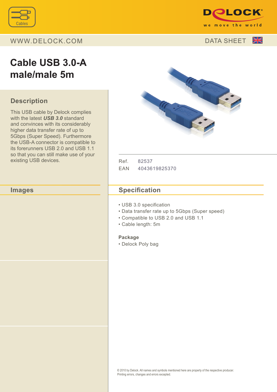 DeLOCK 82537 User Manual | 1 page