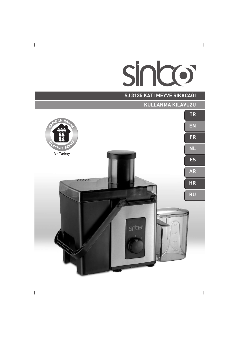 SINBO SJ 3135 User Manual | 48 pages