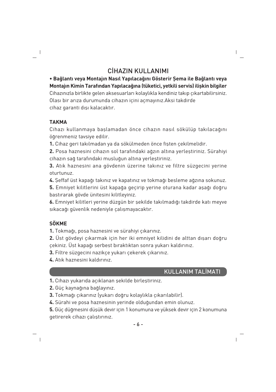 SINBO SJ 3135 User Manual | Page 7 / 48