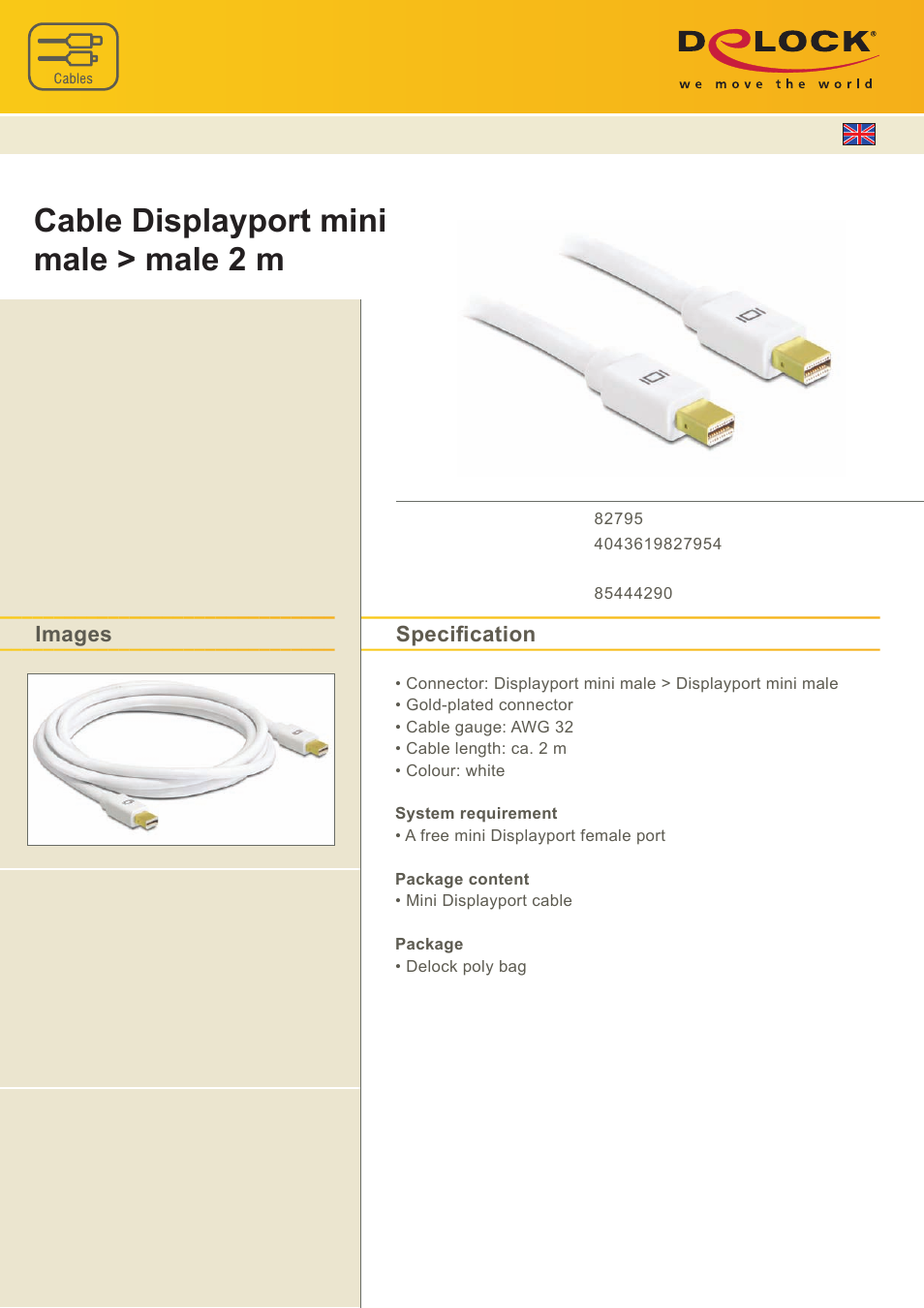 DeLOCK 82795 User Manual | 1 page