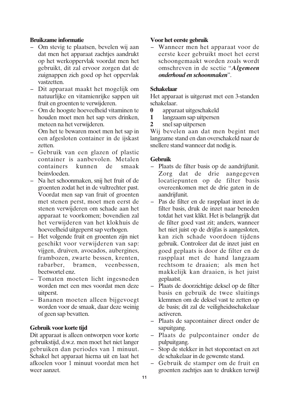 SEVERIN ES 3559 User Manual | Page 13 / 41