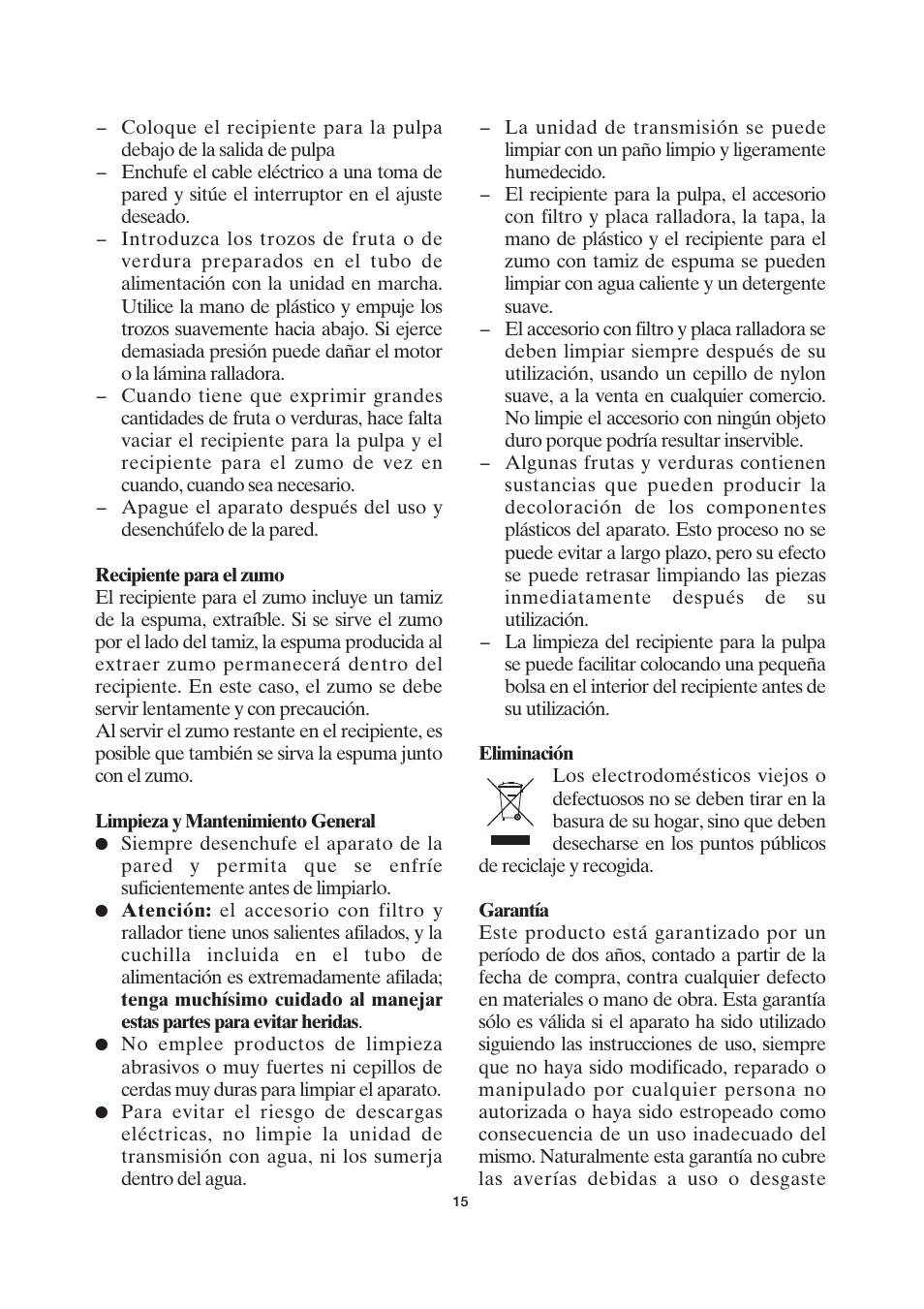 SEVERIN ES 3559 User Manual | Page 17 / 41