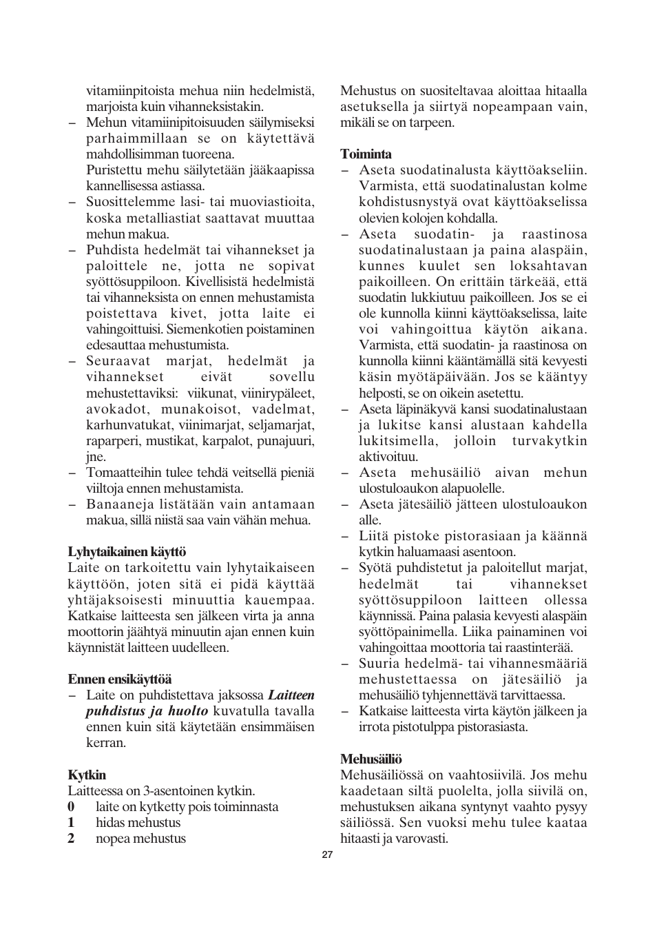 SEVERIN ES 3559 User Manual | Page 29 / 41